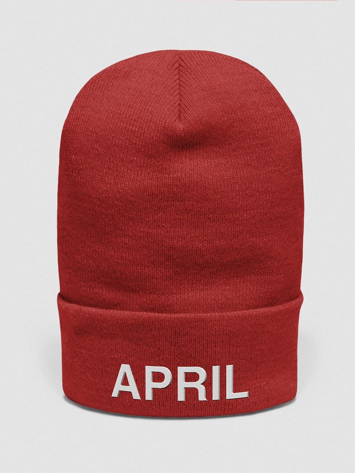 APRIL Name Beanie product image (2)