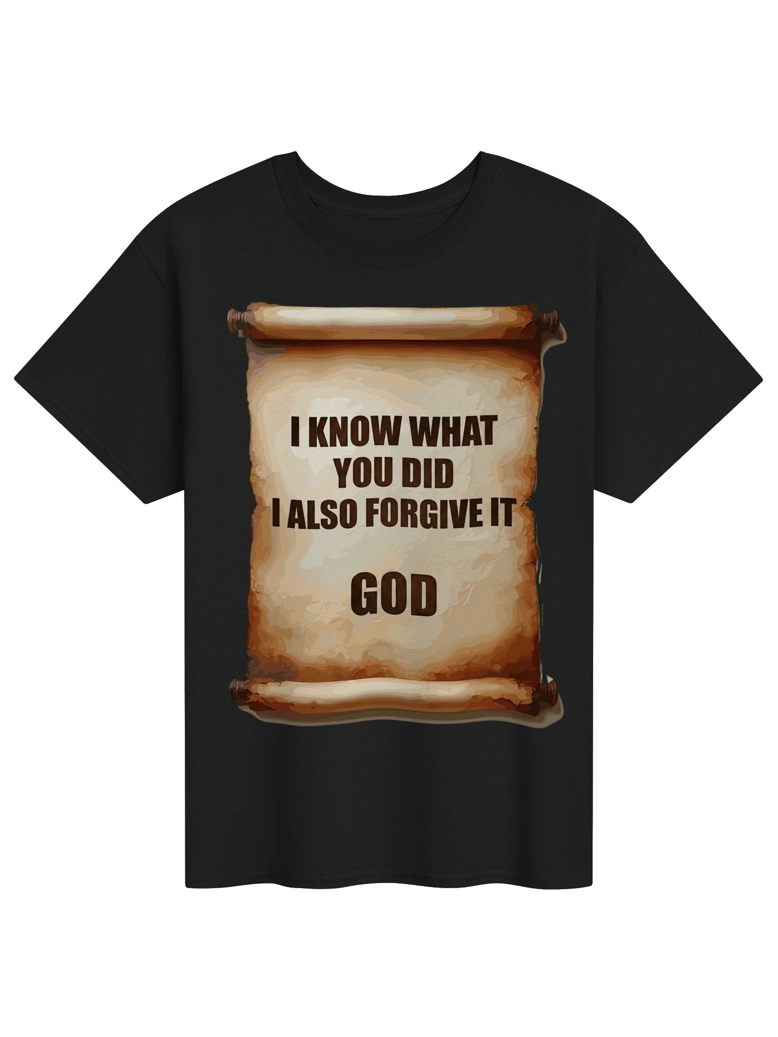 Forgiven by God Scroll Tee product image (1)