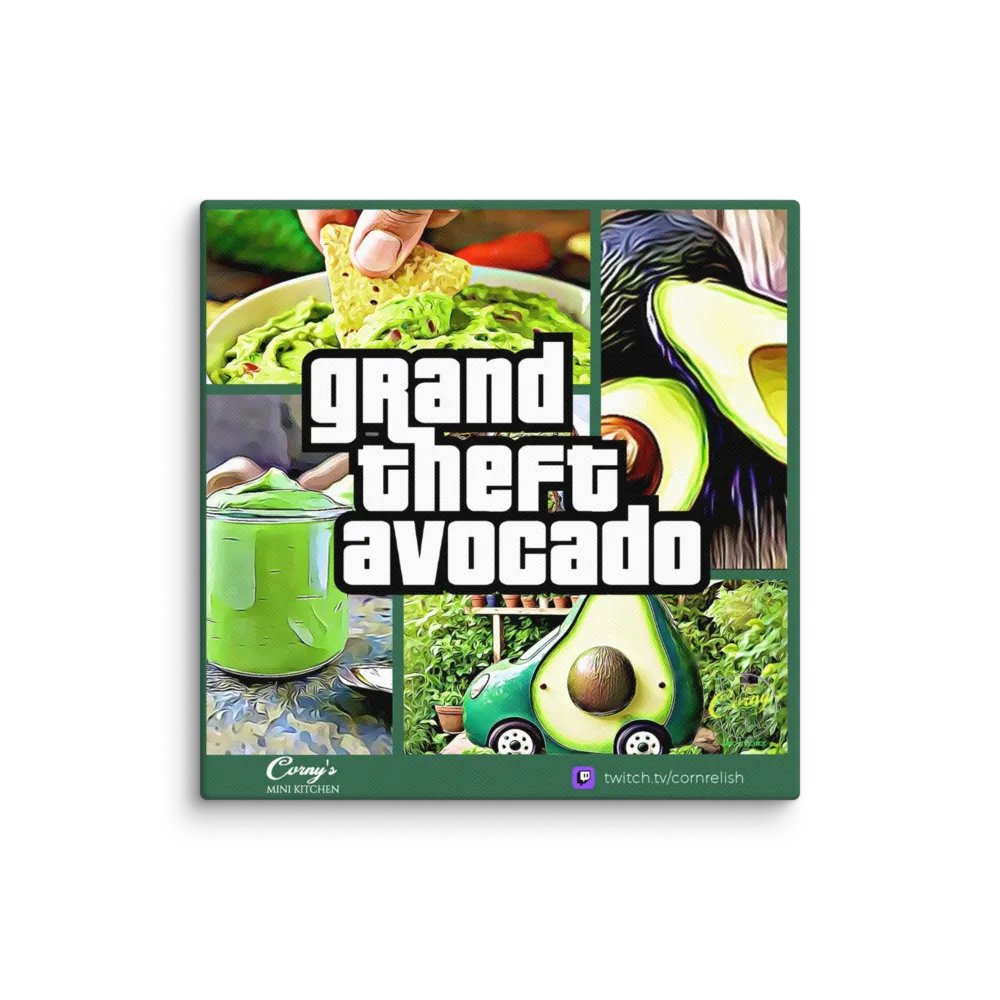 Grand Theft Avocado - Mini Canvas product image (1)