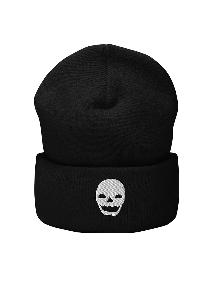 Skull Embroidered Cuffed Beanie product image (1)