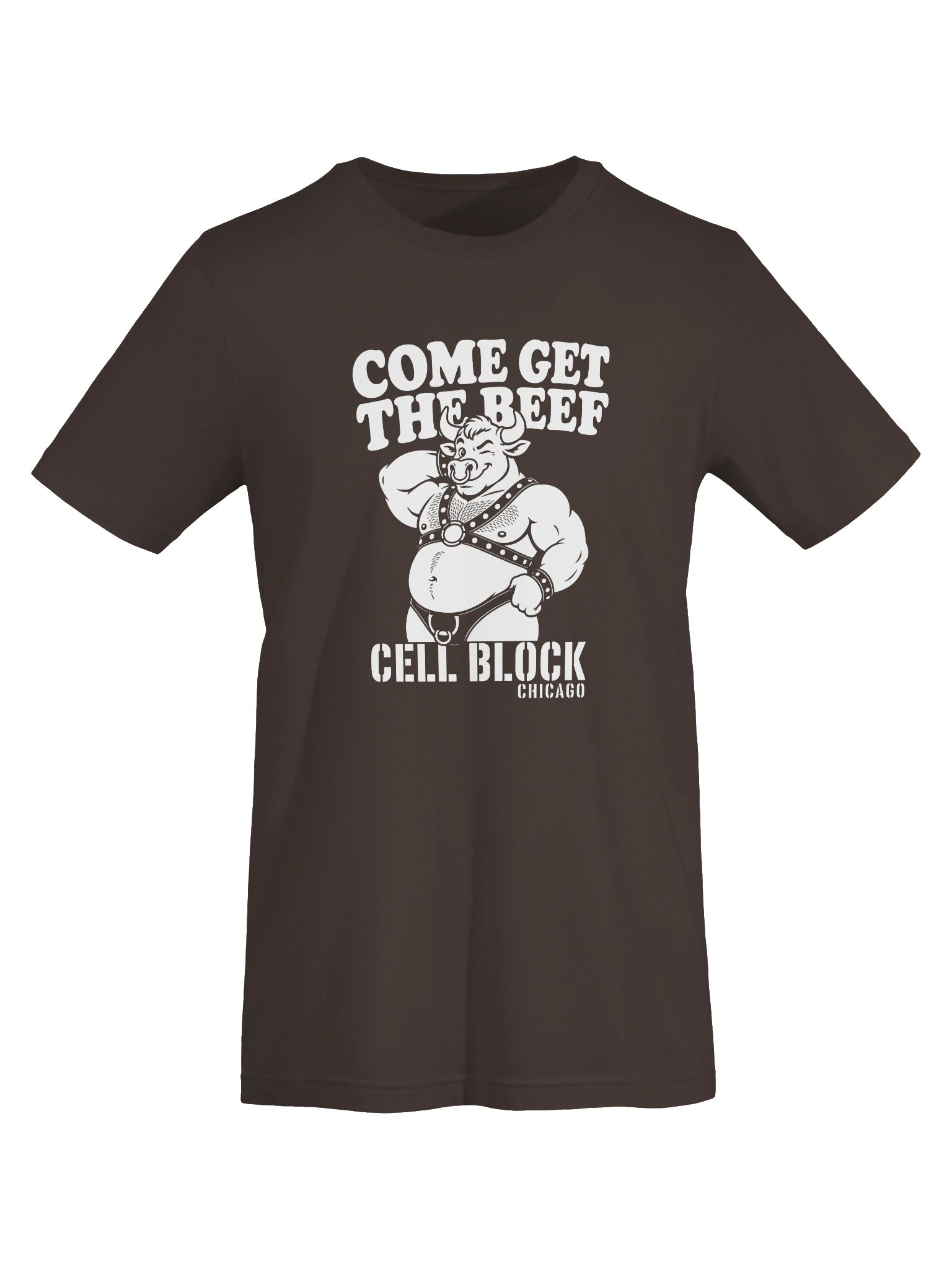 Cell Block Get The Beef Bull Graphic Tee product image (5)
