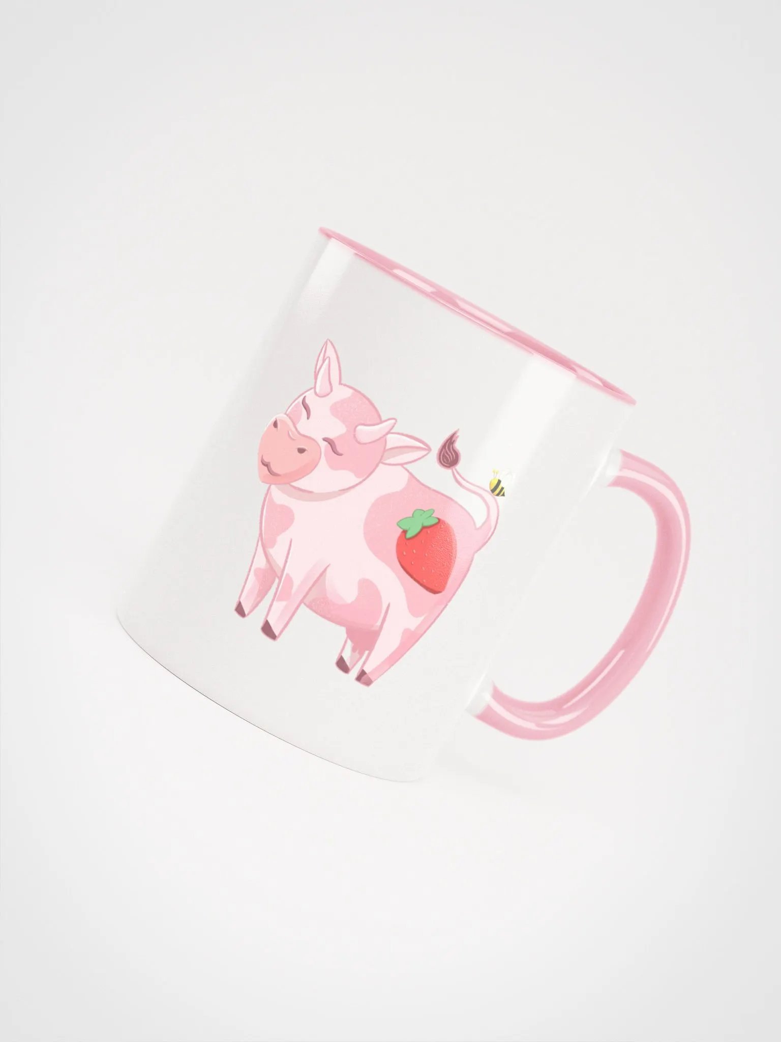 Strawberry Cow Mug with Pink Interior product image (4)