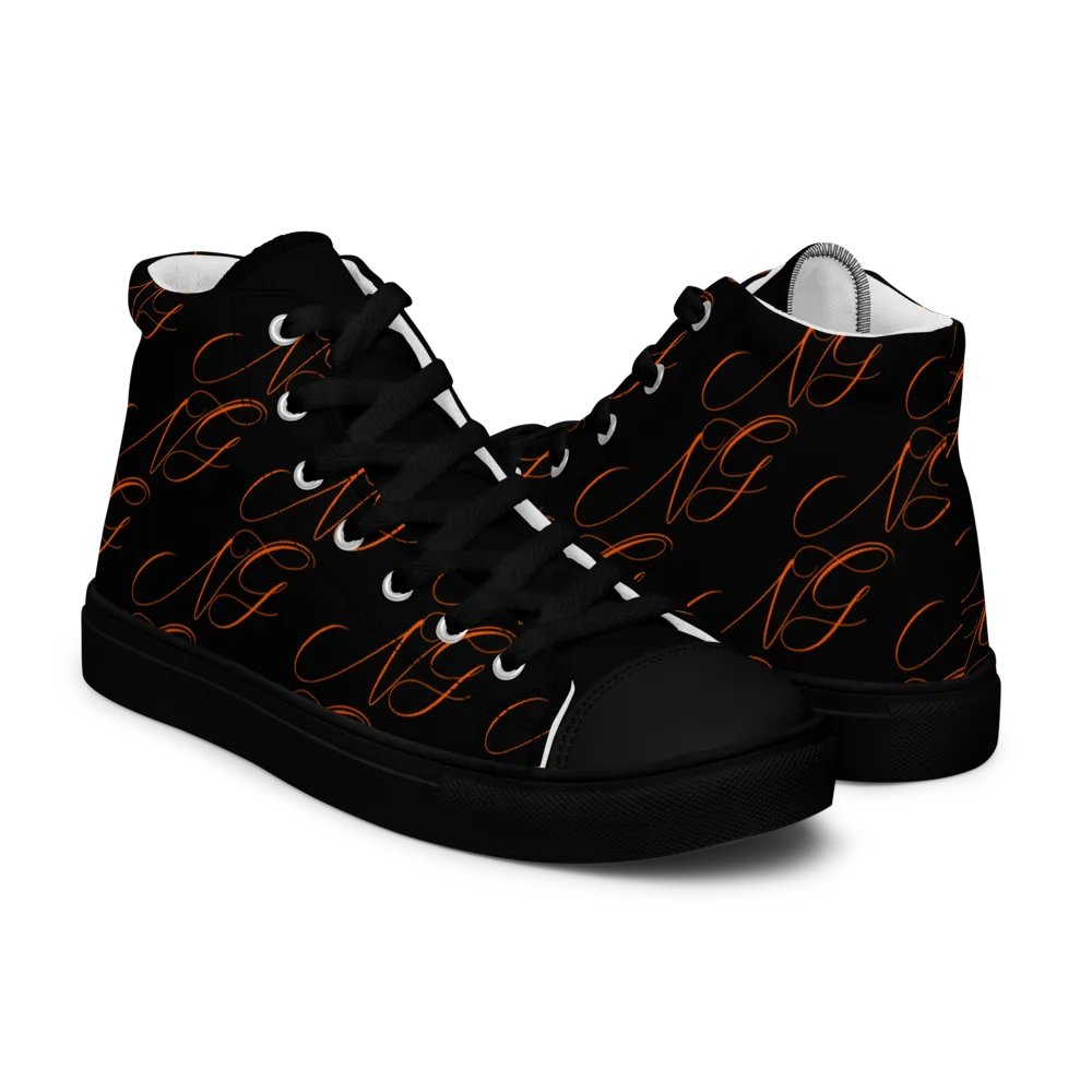 Ng text Men's High Tops product image (15)