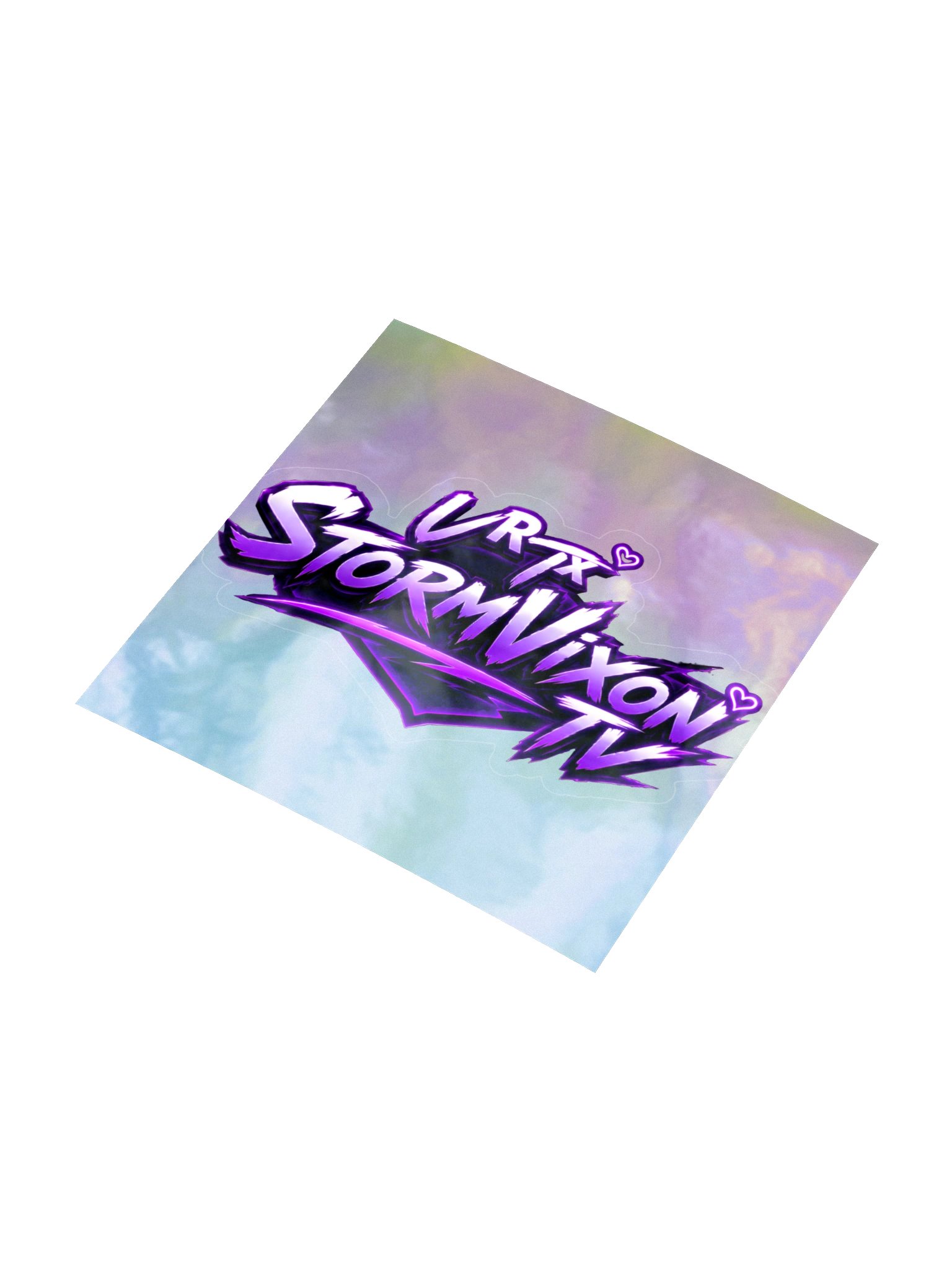 Personalized Kiss-Cut Holographic Sticker Sheet product image (3)
