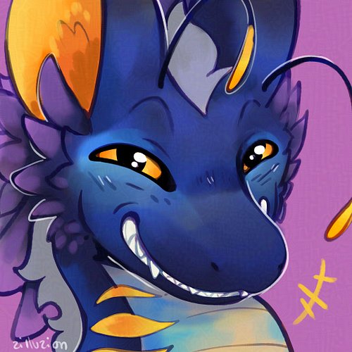 hehehe~~ 
headshot for Sapphire