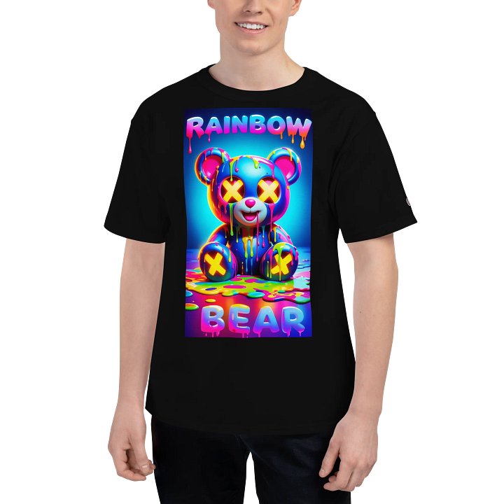 🌈Rainbow bear t shirt product image (1)