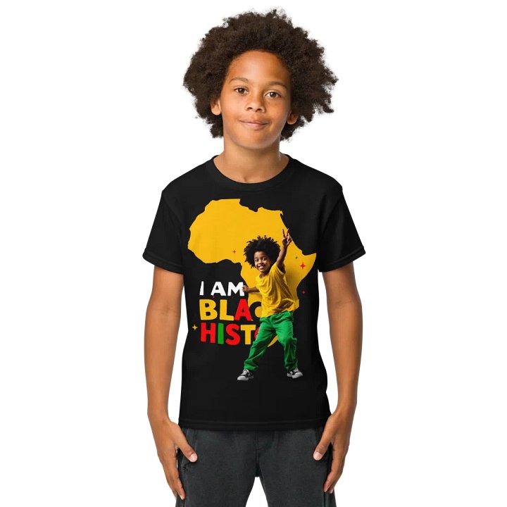 I Am Black History Kids Boys Black History Month T-Shirt product image (1)