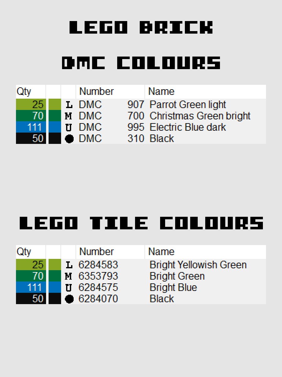 LEGO Brick Pixel Art product image (4)