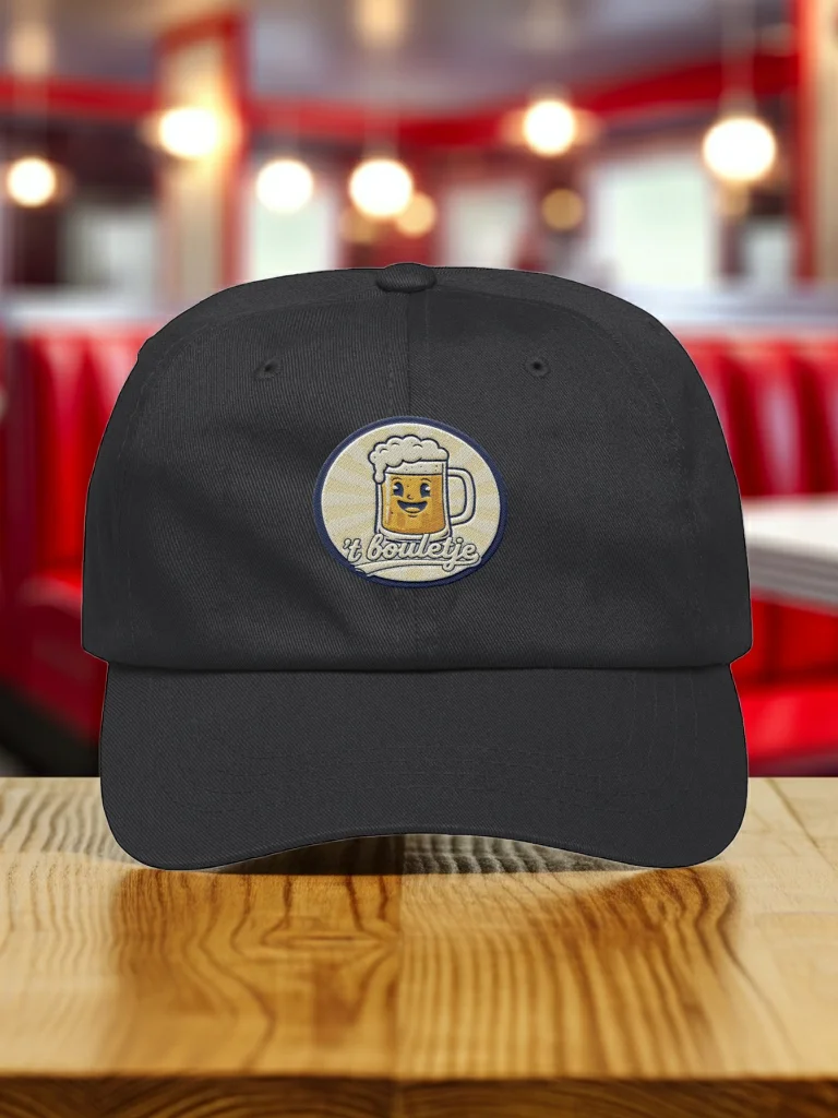 't Bouletje Premium Frituur Dad Hat - Belgian Meatball Cap - Authentic Ghent Street Food Merch product image (3)