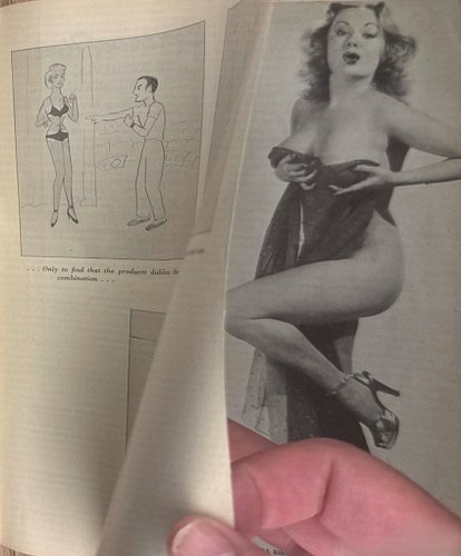 I was scanning in Cavalcade of Burlesque v3#1 (so I don’t destroy the originals), and this happened entirely by accident. Tha...