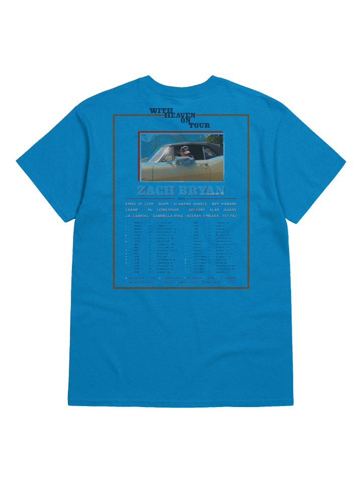 Zach Bryan With Heaven On Tour 2026 T-Shirt product image (8)