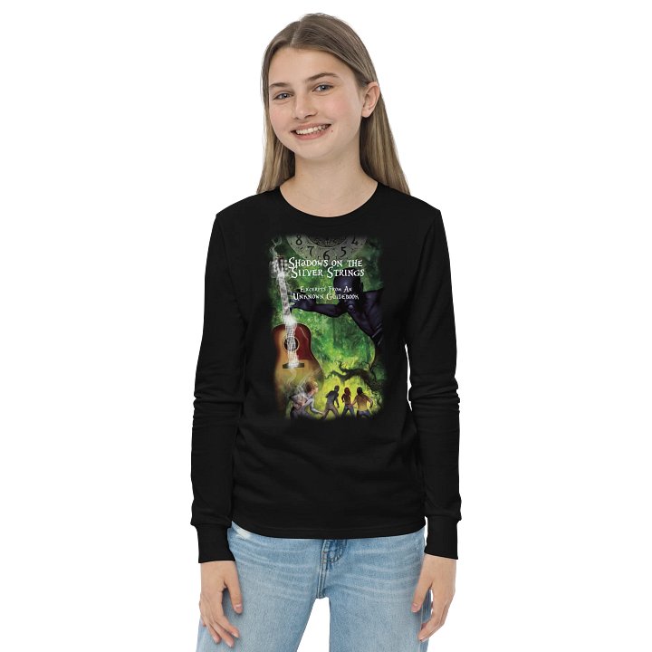 Shadows on the Silver Strings - BearBella+Canvas Youth Long Sleeve T-Shirt product image (2)