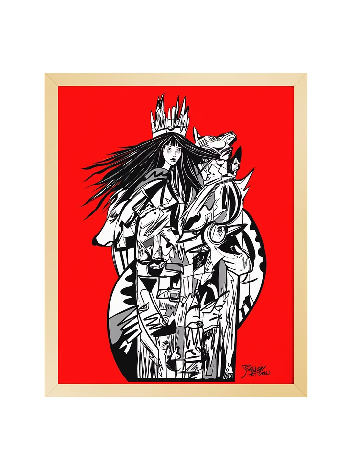Framed Poster Wall Art: Avara, the Many Voiced Guardian product image (1)