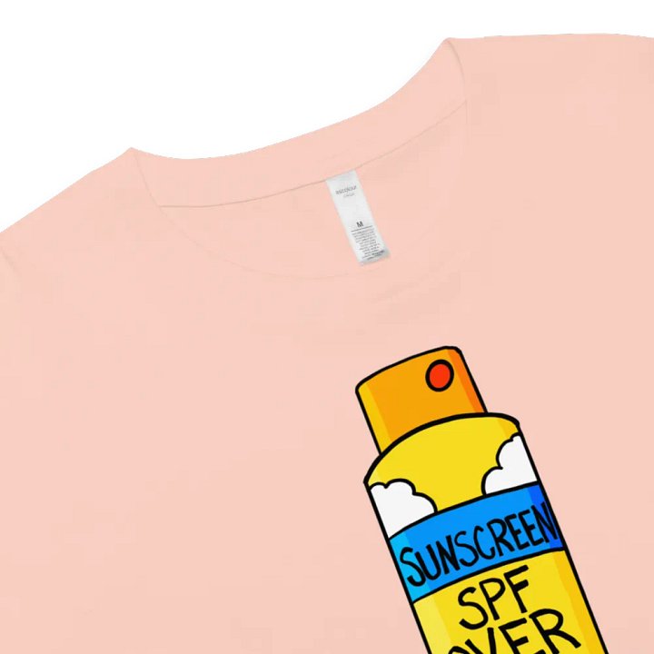 SPF Over 9000 Short Sleeve Crop Top product image (2)