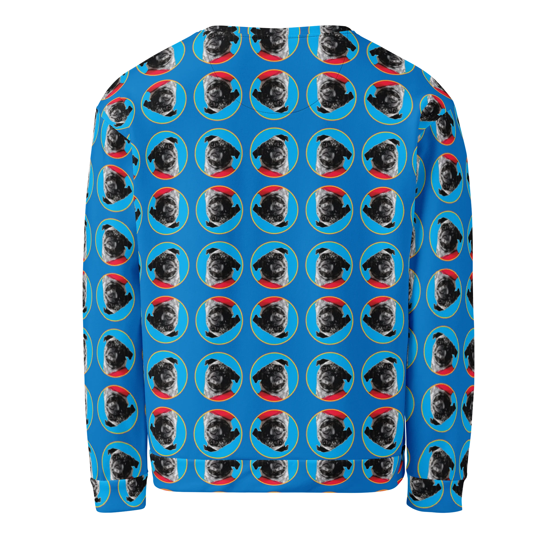 FranSci the Pug Mafia Mosaic All-Over Sweatshirt product image (2)