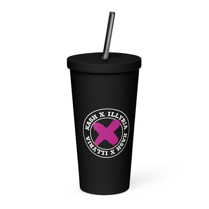 Insulated Tumbler with Straw product image (2)