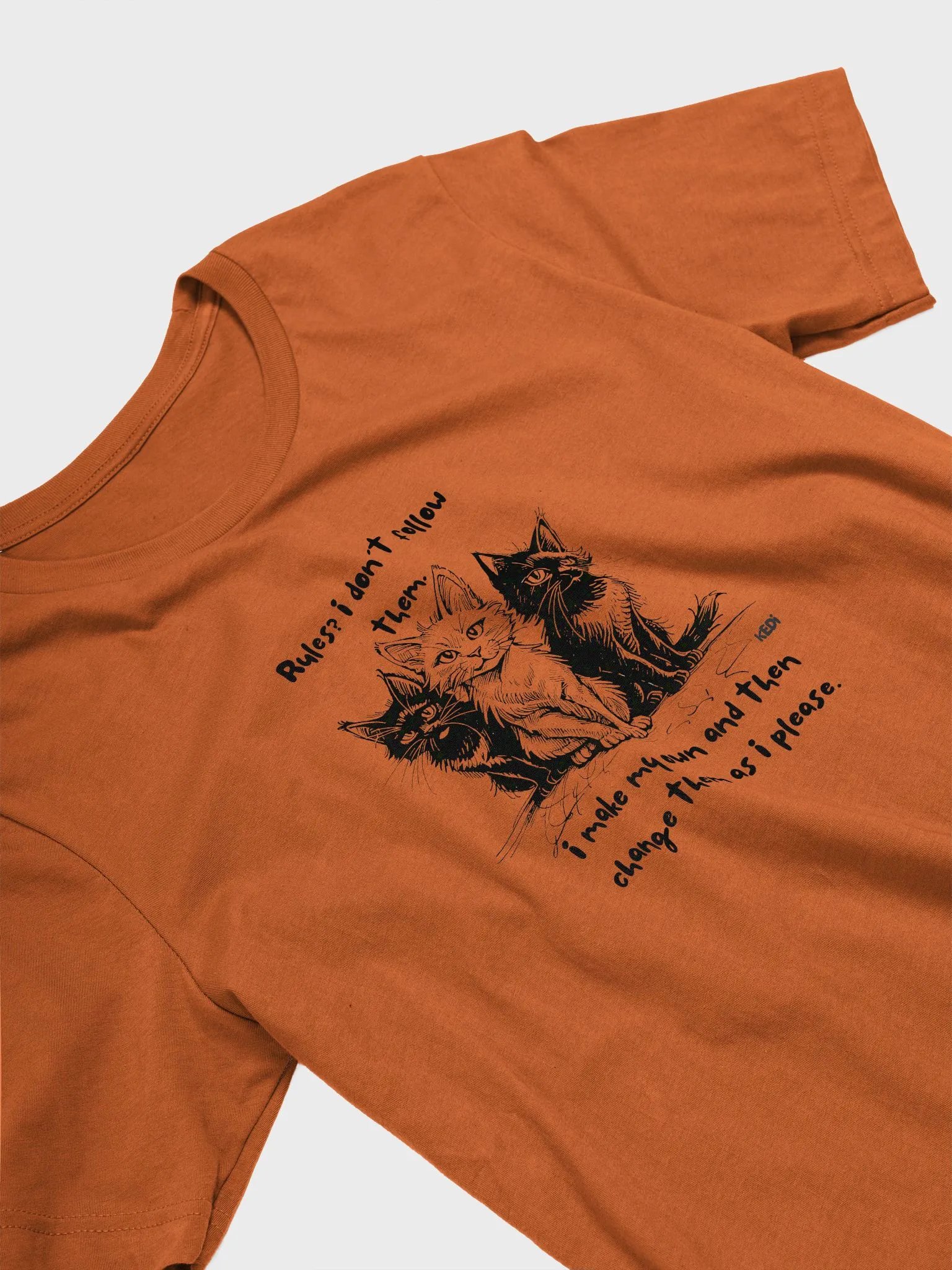 Whiskered Trio - Bella+Canvas Supersoft T-Shirt product image (4)