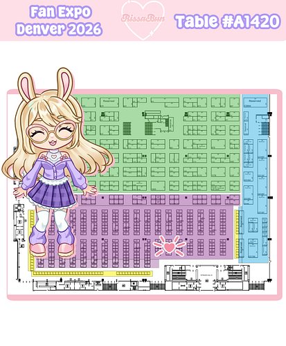 See you at Fan Expo Denver! May 28-31
I'll be at table A1420 with a few new Darkstalkers prints
Make sure to ask me for my ti...