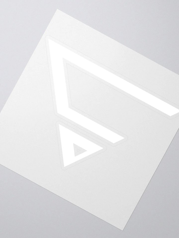 CraytoX Logo Stickers - White product image (2)