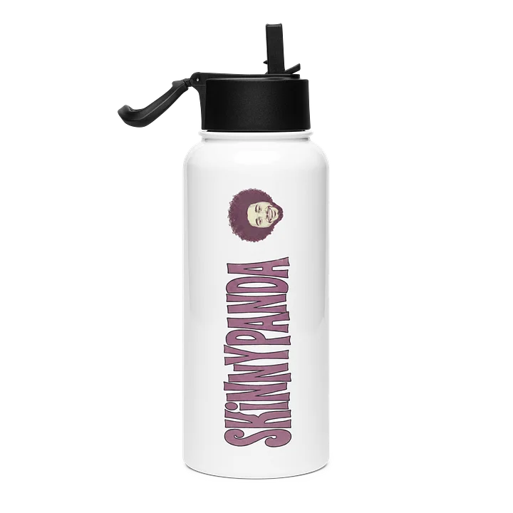Stainless Steel Bottle with Straw product image (1)