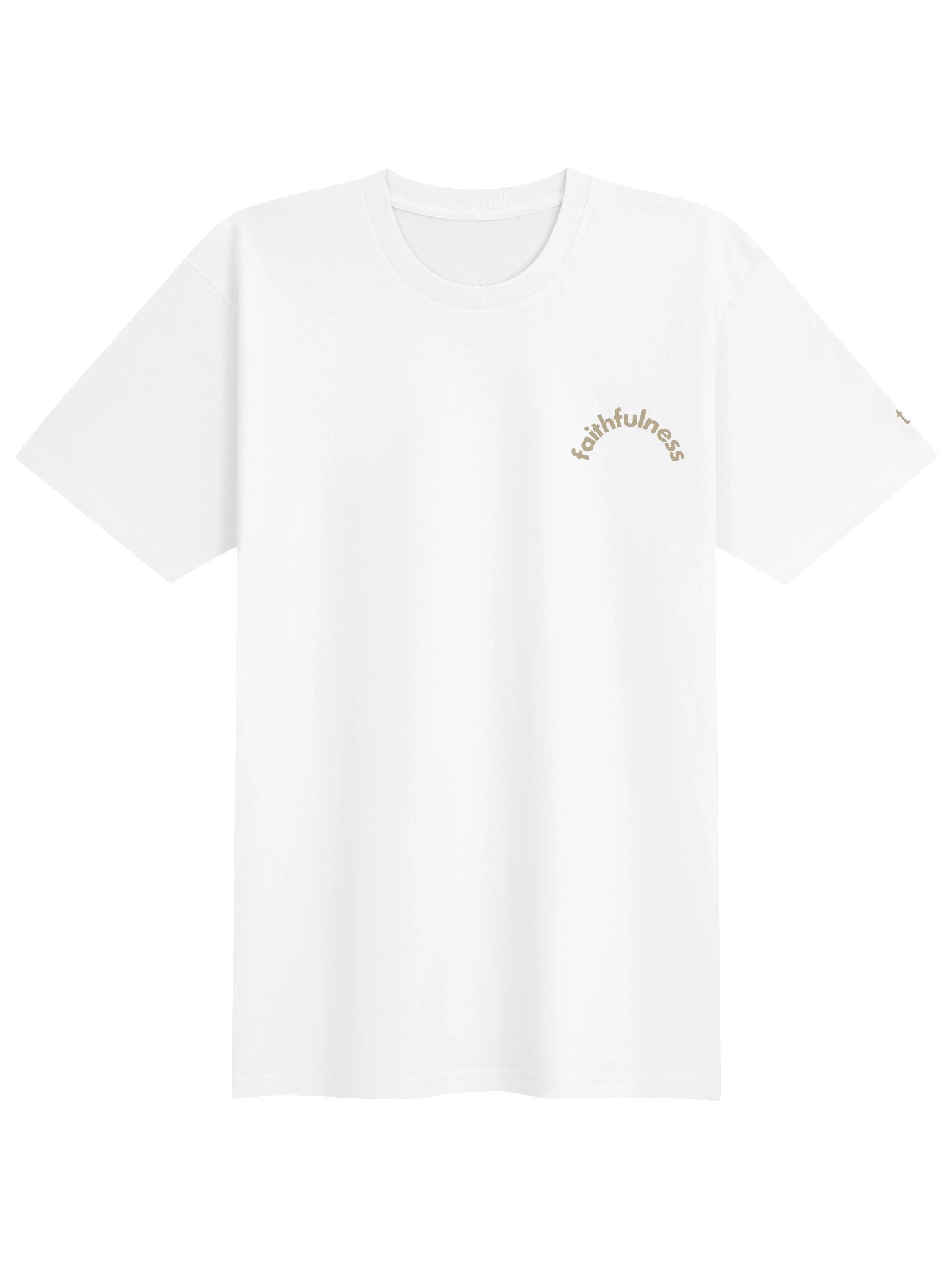 T-Shirt Faithfulness - Beige product image (7)