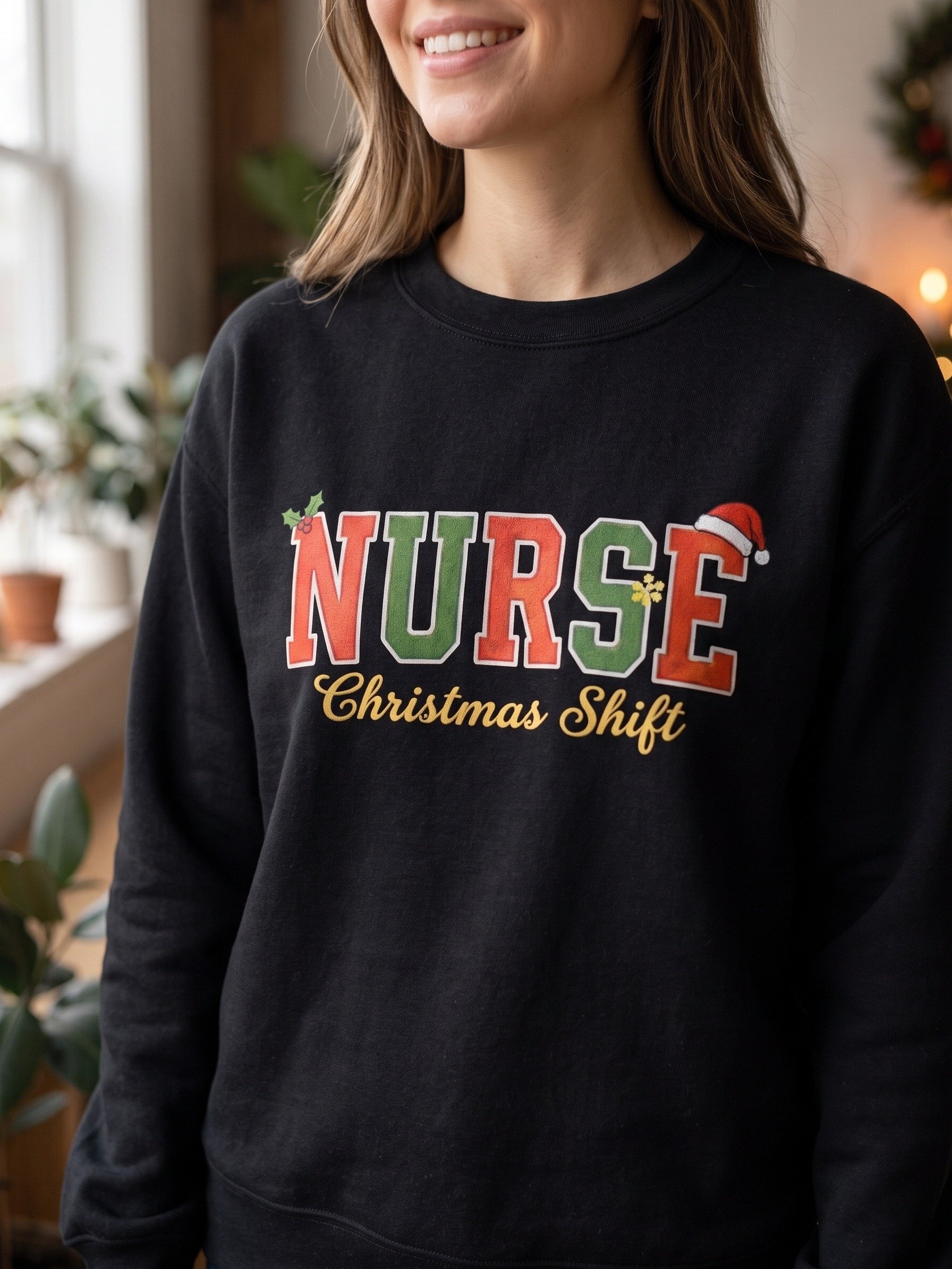 Nurse Christmas Sweatshirt | Christmas Shift Gift for Nurses product image (10)