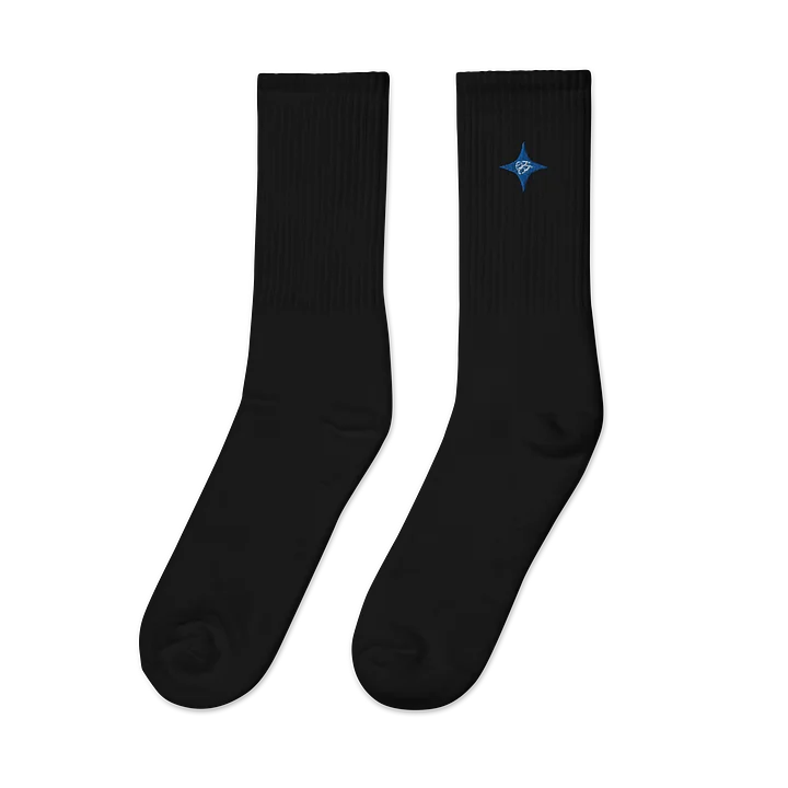 F&F Star Embroidered Crew Socks (RYL) product image (2)