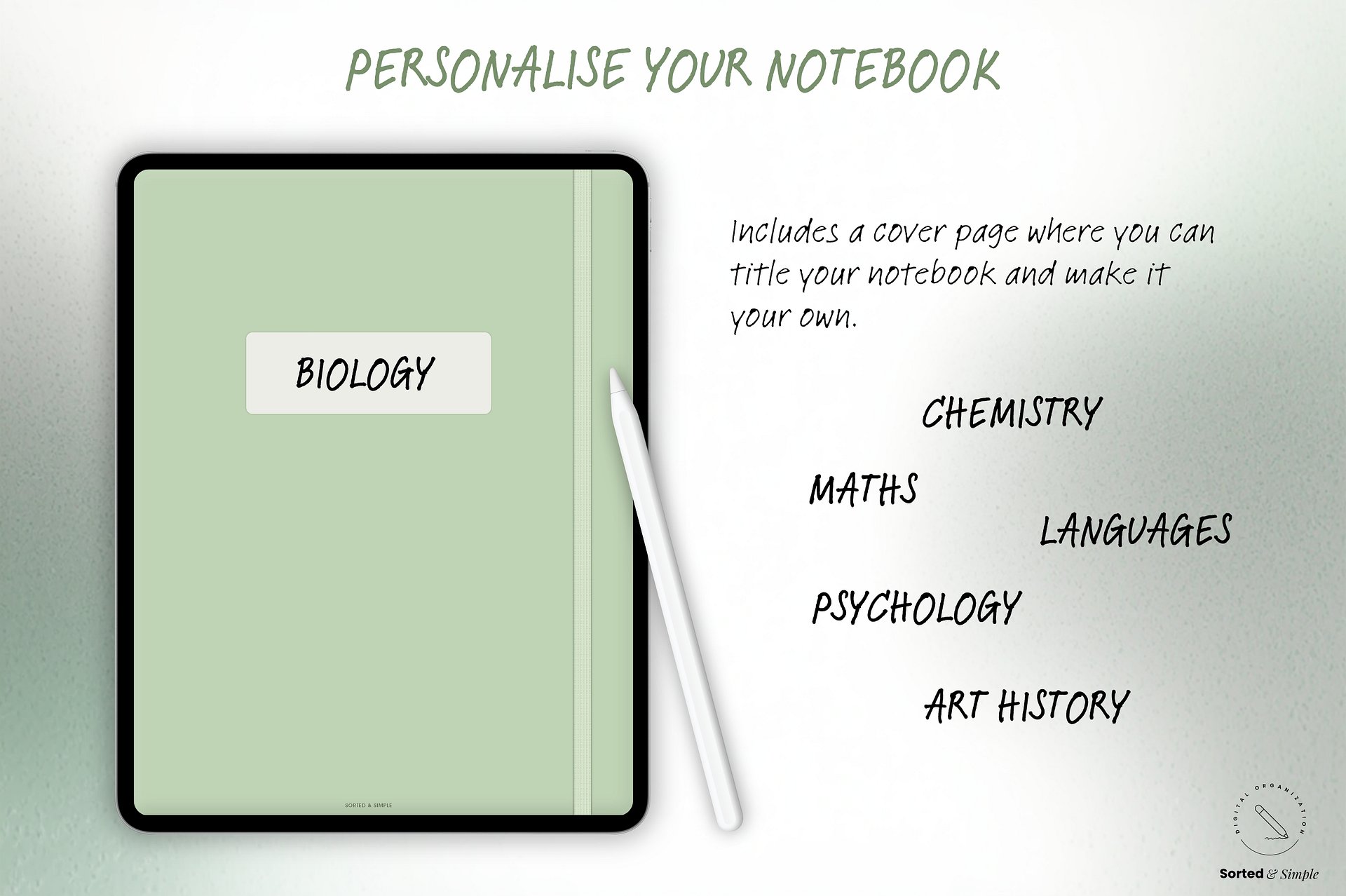 Smart Digital Notebook - Matcha Green product image (7)