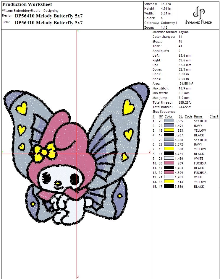 MELODY BUTTERFLY product image (2)