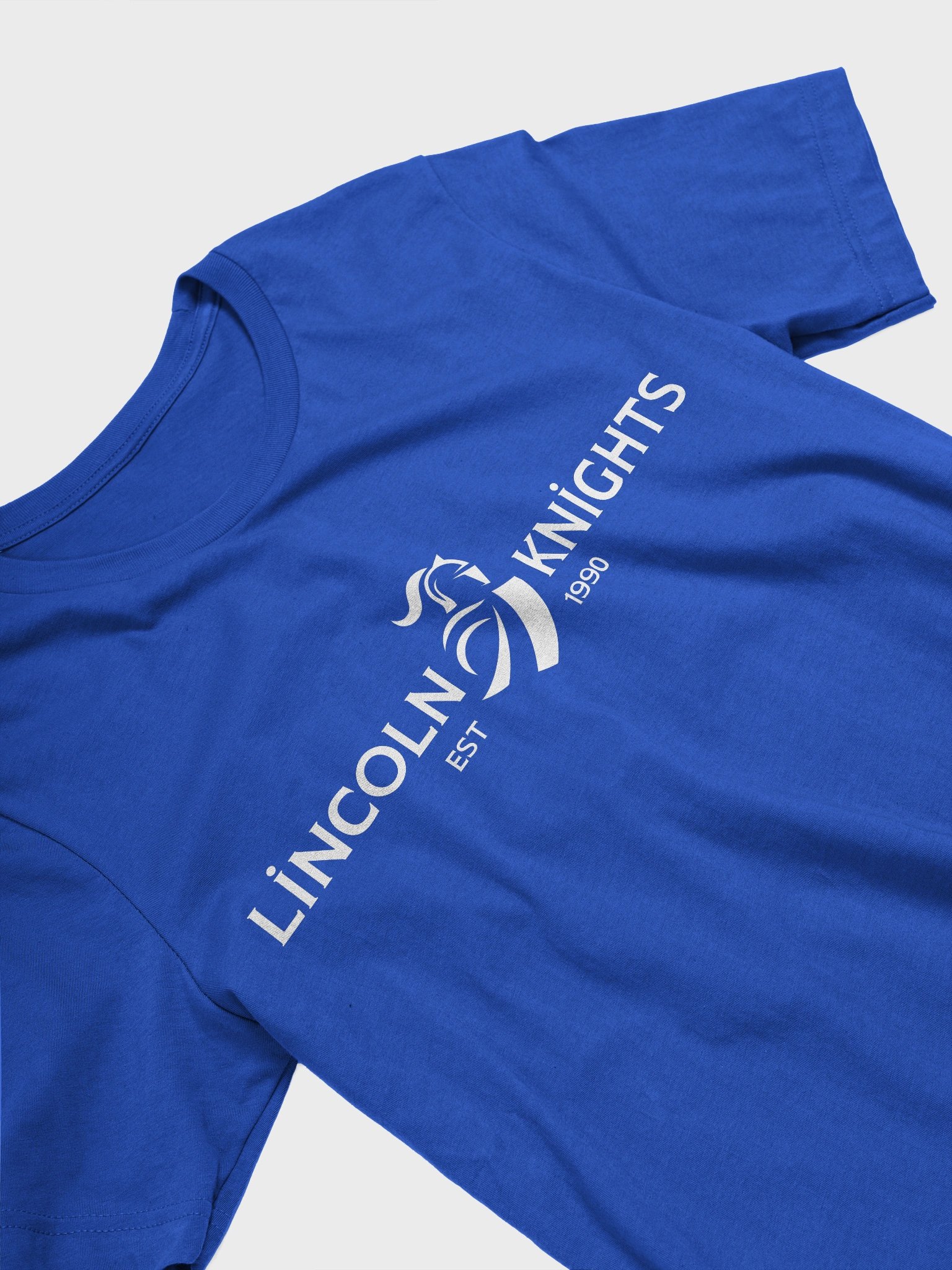 Lincoln Knights Short Sleeved T-Shirt: Single Line Logo product image (3)
