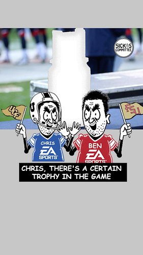 We learned there’s a certain rivalry trophy in EA CFB 27 thanks to Chris and an equipment manager at UCF.