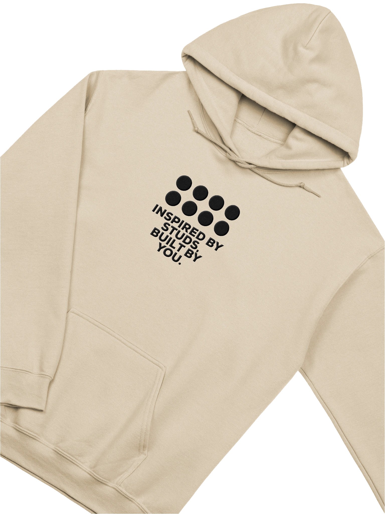 Inspired by Studs Embroidery Hoodie product image (3)