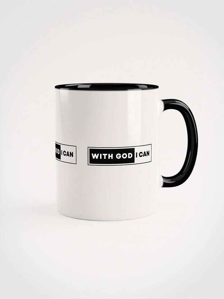 WITH GOD I CAN: Divine Elegance Ceramic Mug product image (5)
