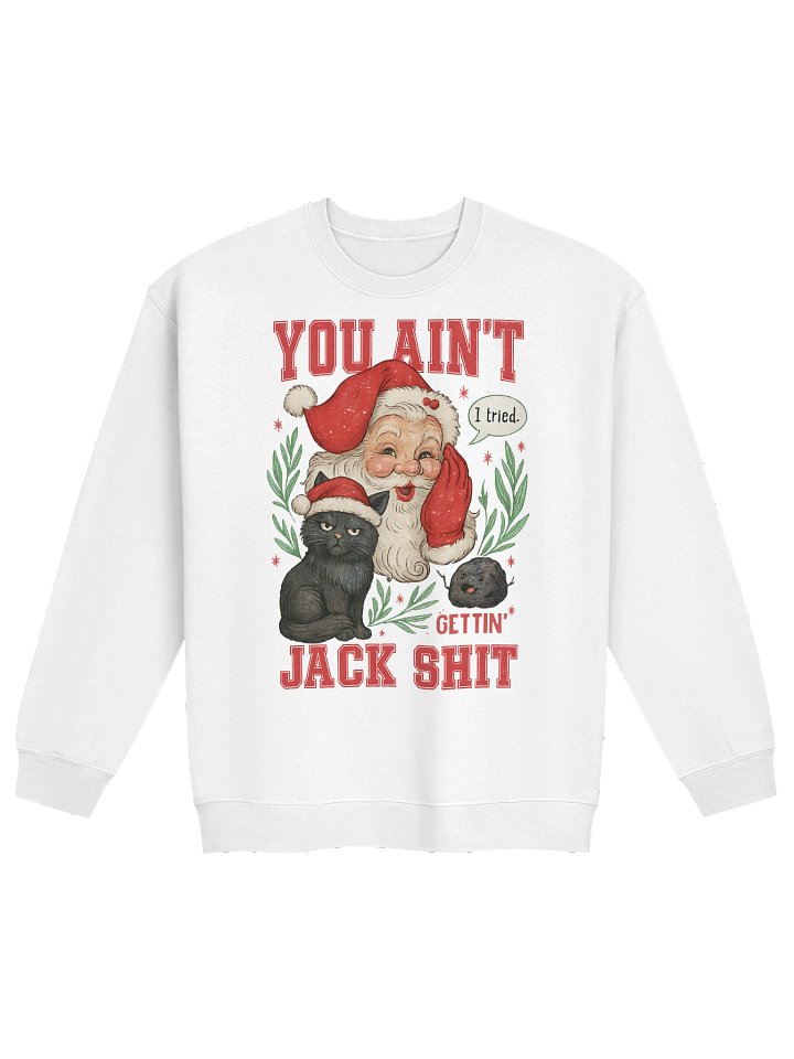 'Festive Sarcastic Santa' Crewneck Sweatshirt product image (1)