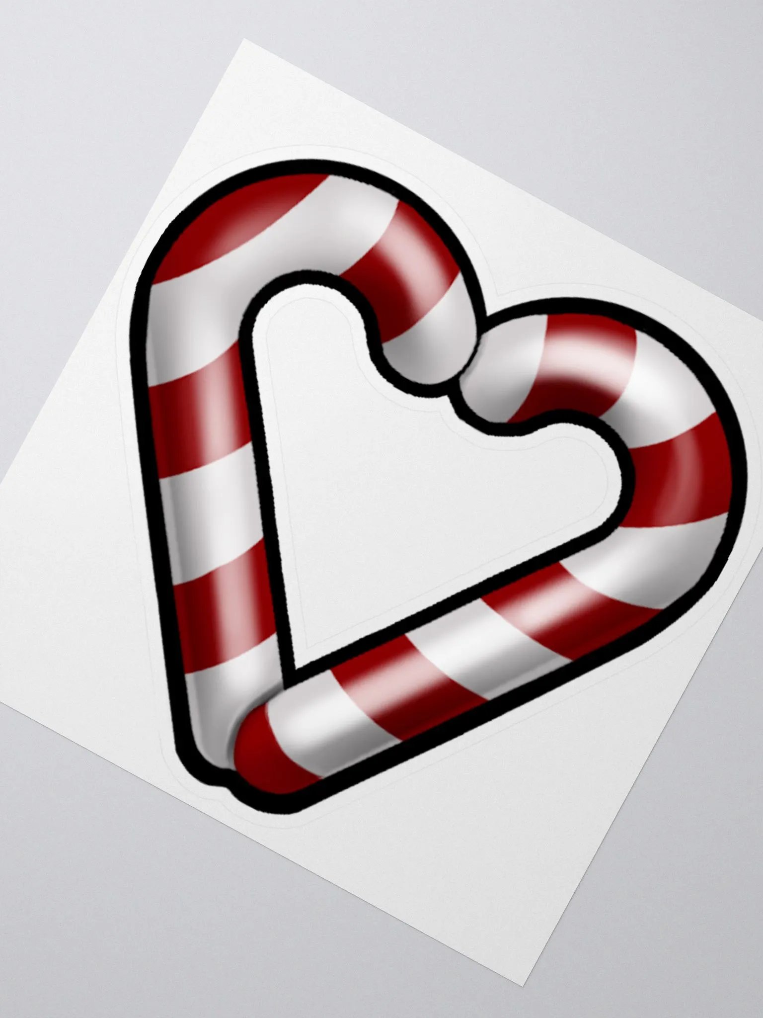 Sugar Cane Heart Sticker product image (1)