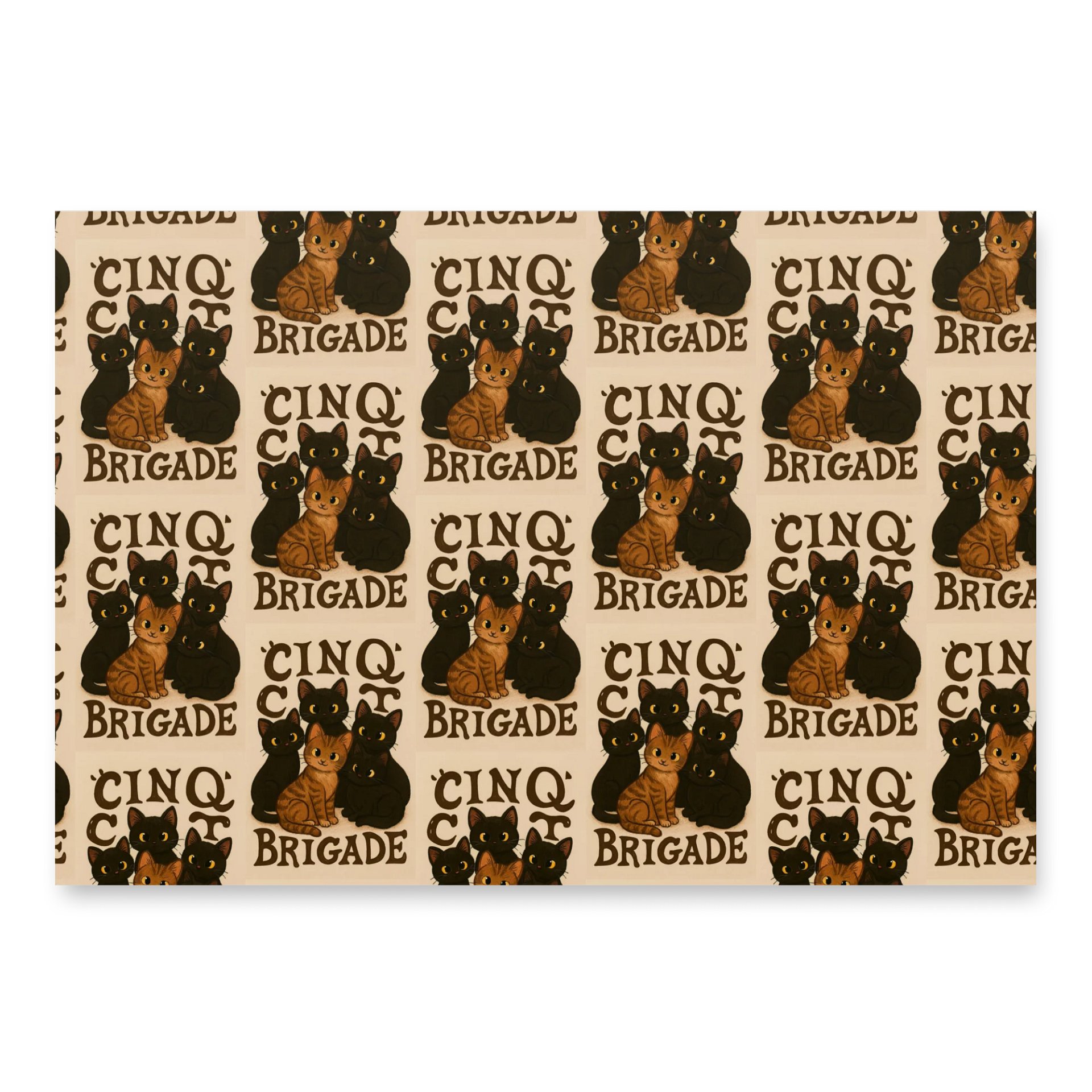 Funky Cat Character Wrapping Paper Set product image (3)