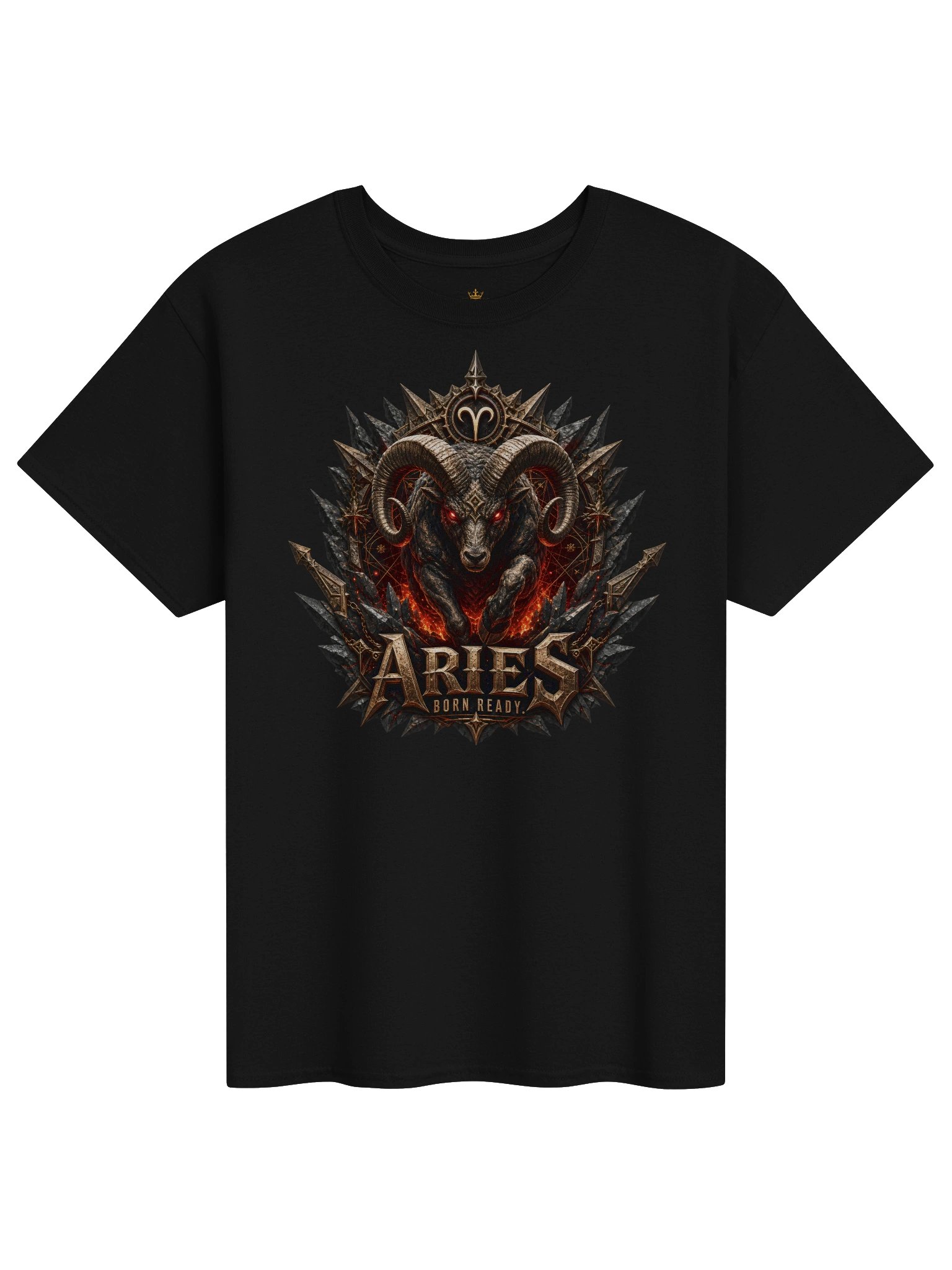 Aries Zodiac Gothic Streetwear Graphic Tee product image (4)