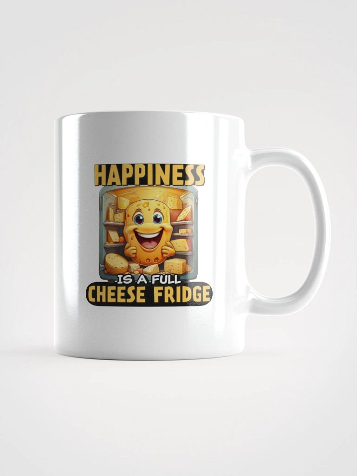 Happiness is a Full Cheese Fridge Mug product image (2)