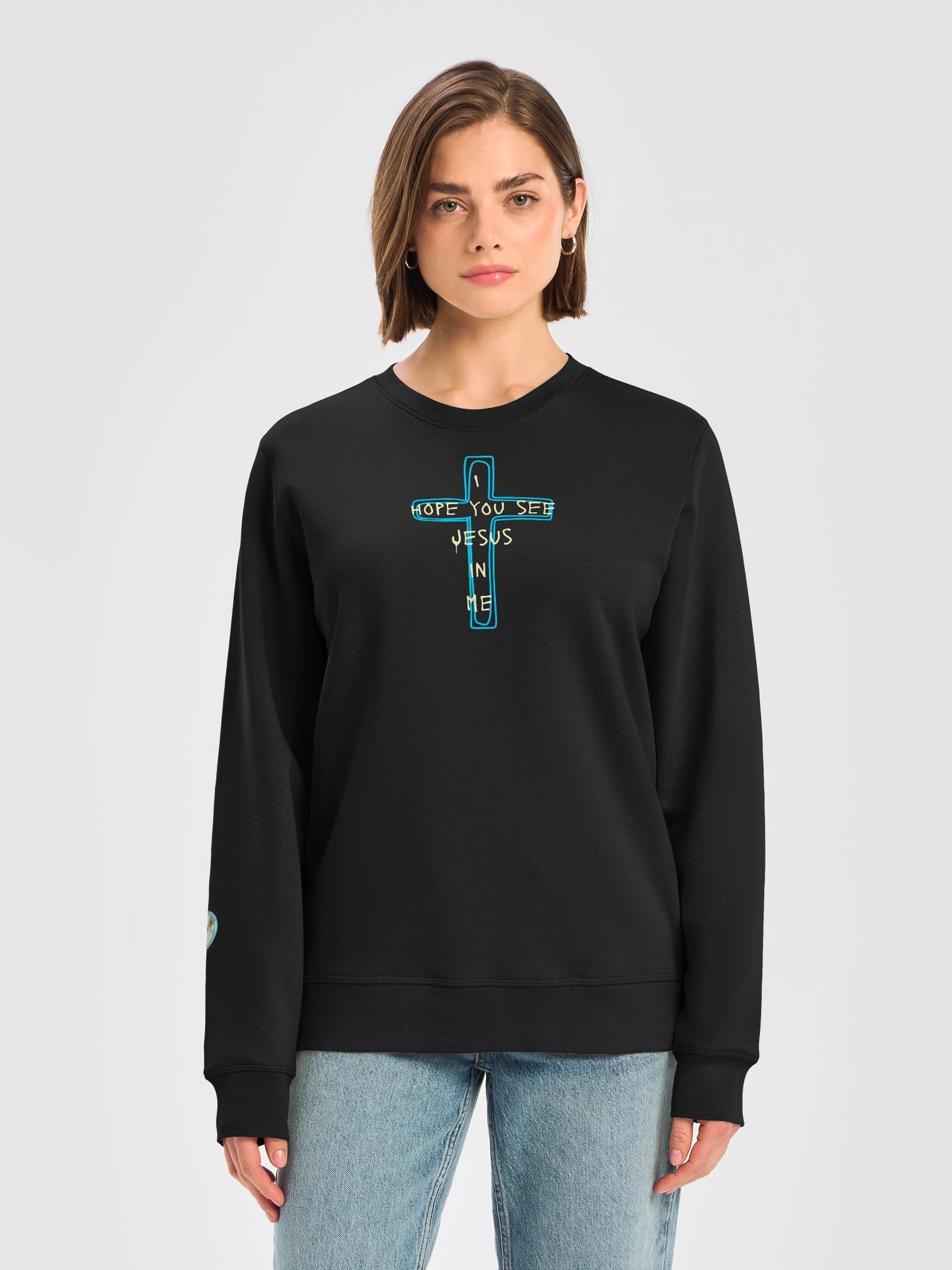 I Hope You See Jesus in Me Cross Sweatshirt product image (19)