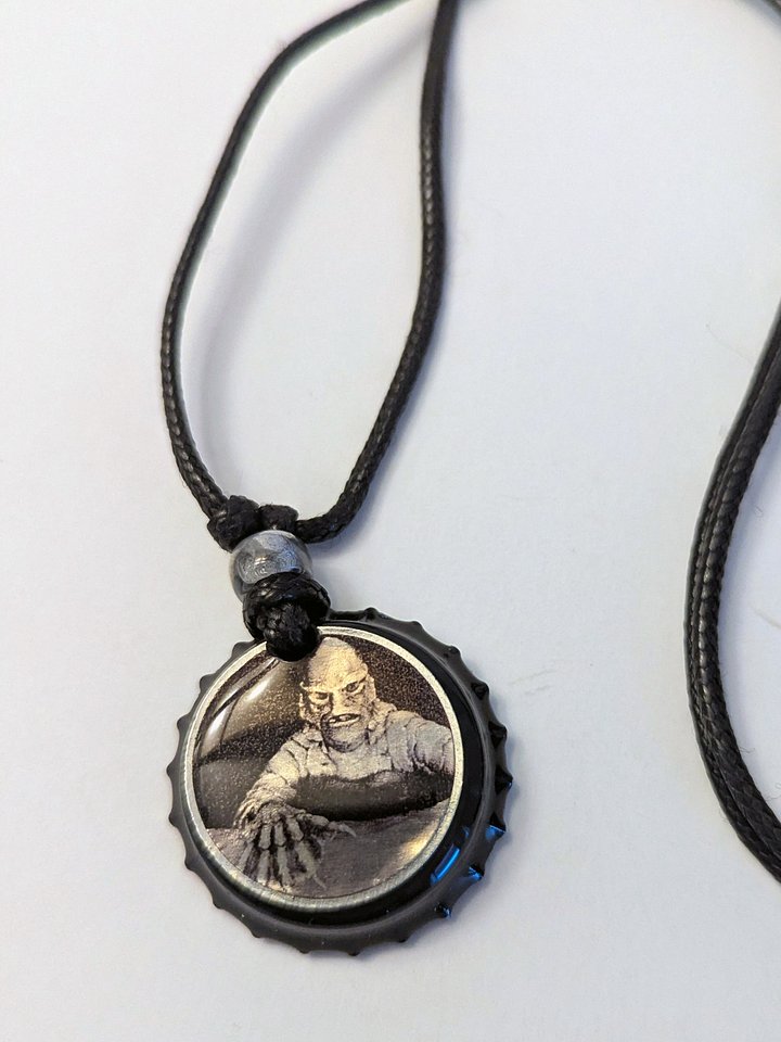 Creature of the Black Lagoon Bottle Cap Pendant product image (1)