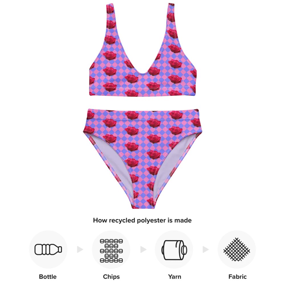 Rosy bikini {melon and periwinkle} product image (9)
