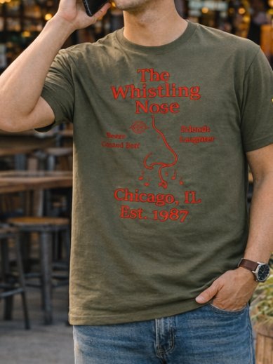 The Whistling Nose Tavern (Front, Red font) product image (3)