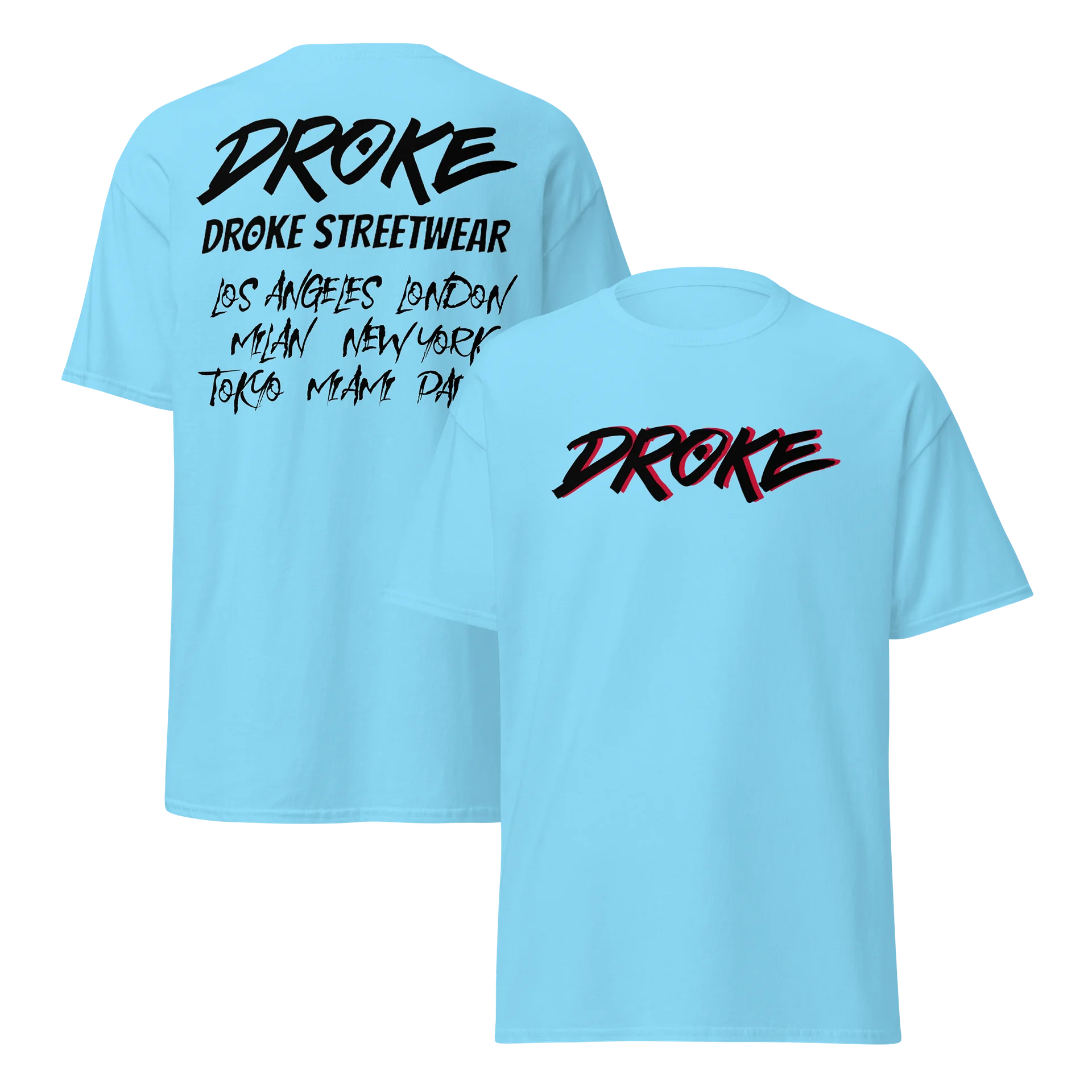 DROKE - Black w Red Shadow T-shirt product image (5)