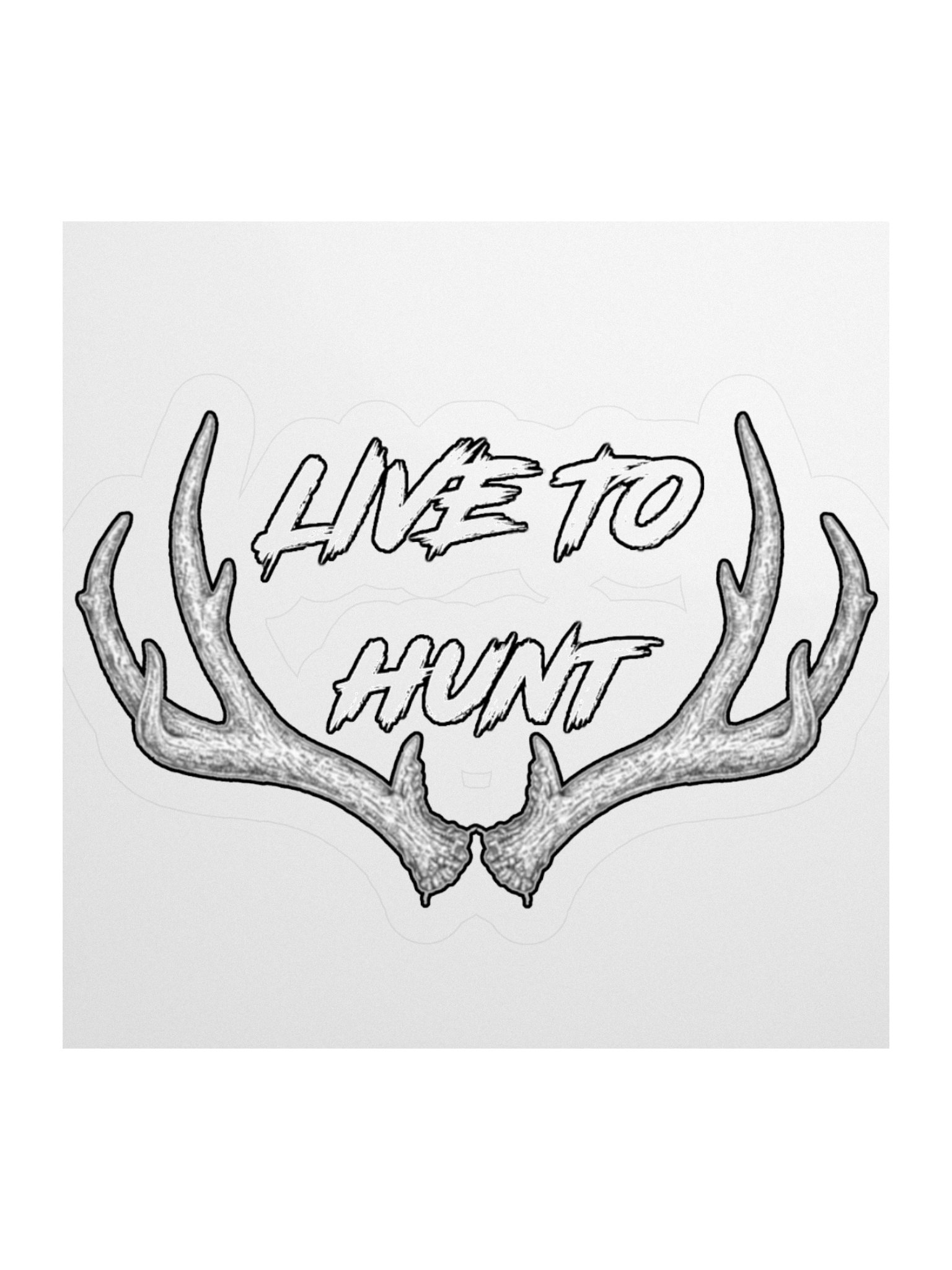 Live To Hunt Sticker product image (1)