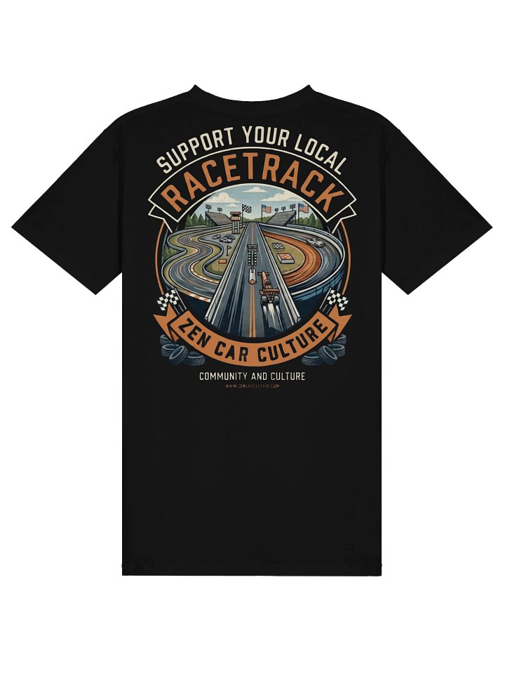 The Heart of Racing – Support Your Local Racetrack Premium Tee product image (1)