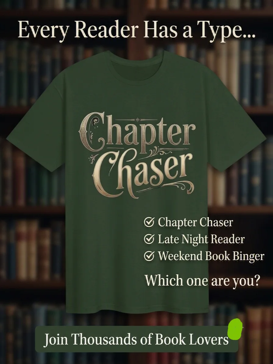 Chapter Chaser Luxury Bookish Tee – Dark Academia & Fantasy Reader T-Shirt product image (6)