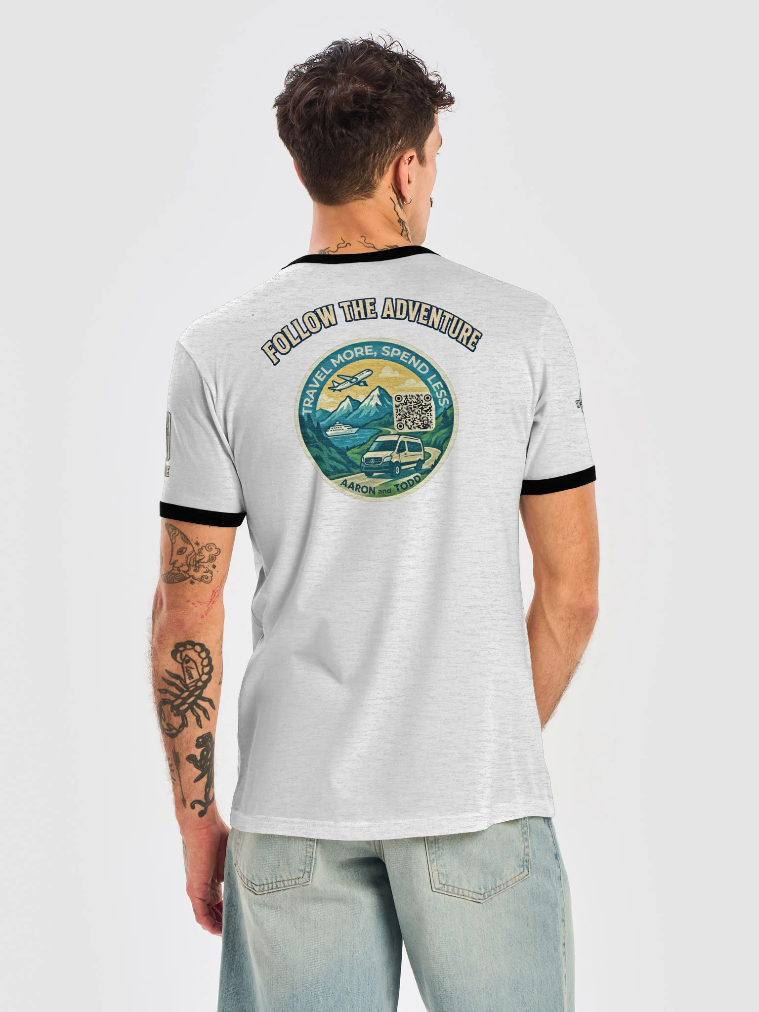 Aaron & Todd Coordinates Ringer Tee product image (26)