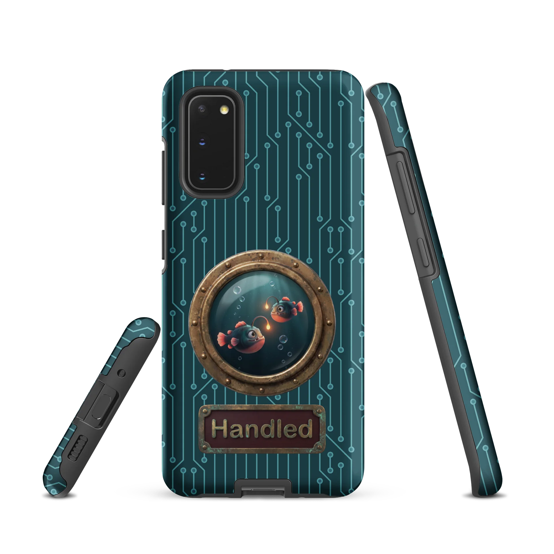 Handled anglerfish tough phone case for Samsung product image (1)