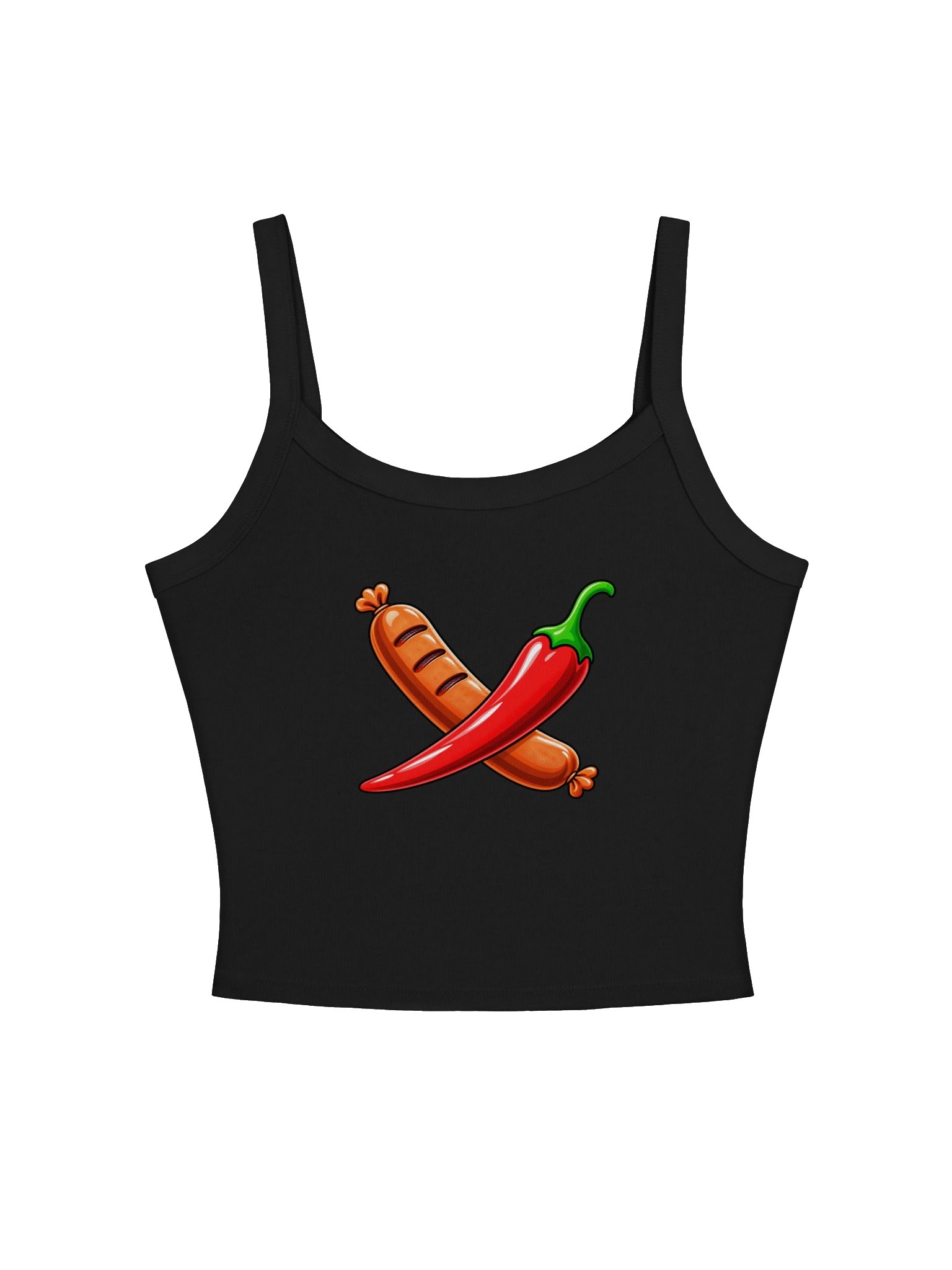 Sausage and Peppers Women’s Micro-Rib Tank product image (1)