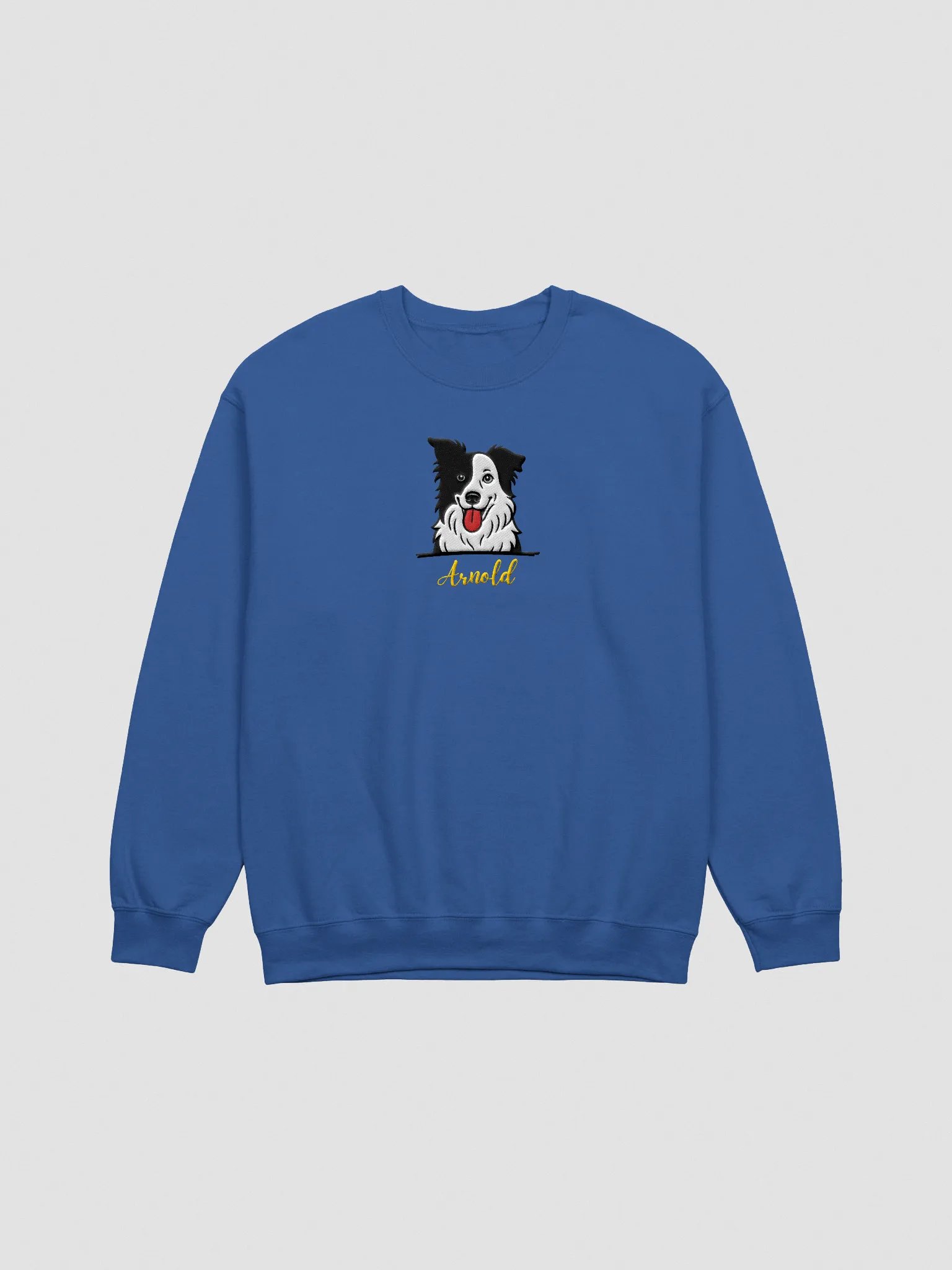 YOUR BORDER COLLIE! / SWEATSHIRT WITH PERSONALIZED NAME / EMBROIDERED product image (2)